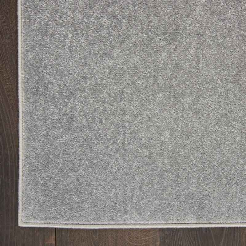 Silver Grey Essentials 26''x4.75'' Reversible Outdoor Rug