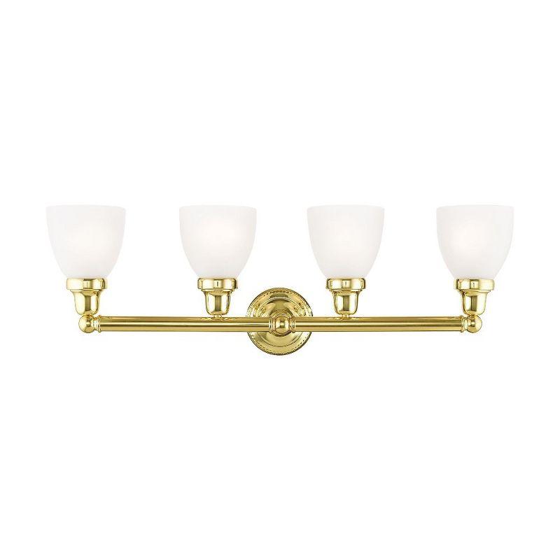 Livex Lighting Classic 4 - Light Vanity in  Polished Brass