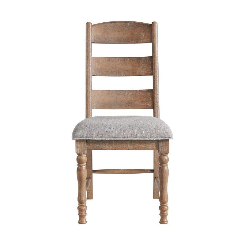 Highland Ladder Back Side Chair with Cushion Seat, Sandwash