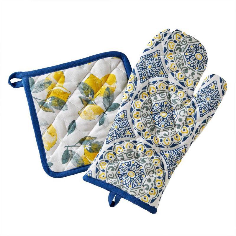 SKL Home SKL Home Cotton Potholder & Oven Mitt Set