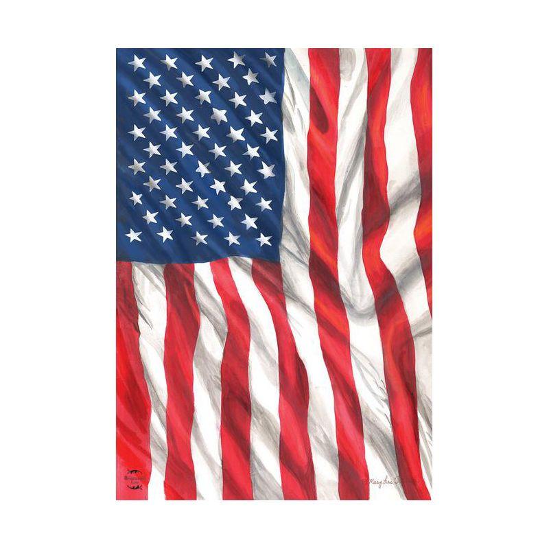 Briarwood Lane American Flag Waving Patriotic House Flag USA Stars & Stripes 28" x 40"