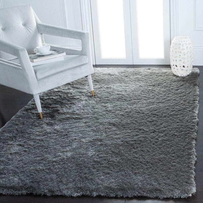 Steelside™ Annike Handmade Tufted Gray Area Rug