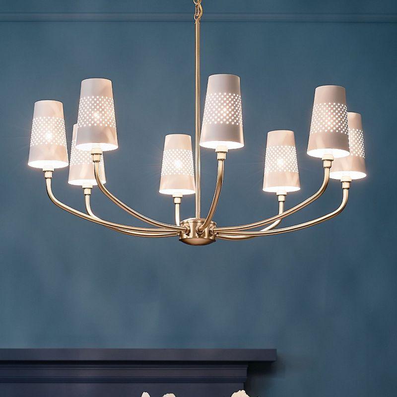 Kichler Lighting Adeena 8 - Light Chandelier in  Brushed Natural Brass