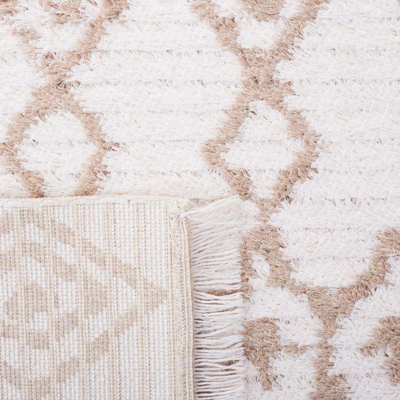 Augustine Boho-Mod Ivory and Beige 8'x10' Synthetic Area Rug