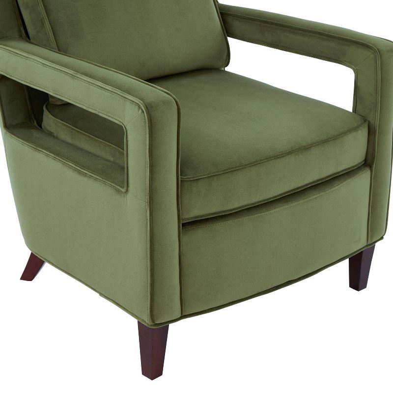 Comfort Pointe Questa Velvet Accent Arm Chair