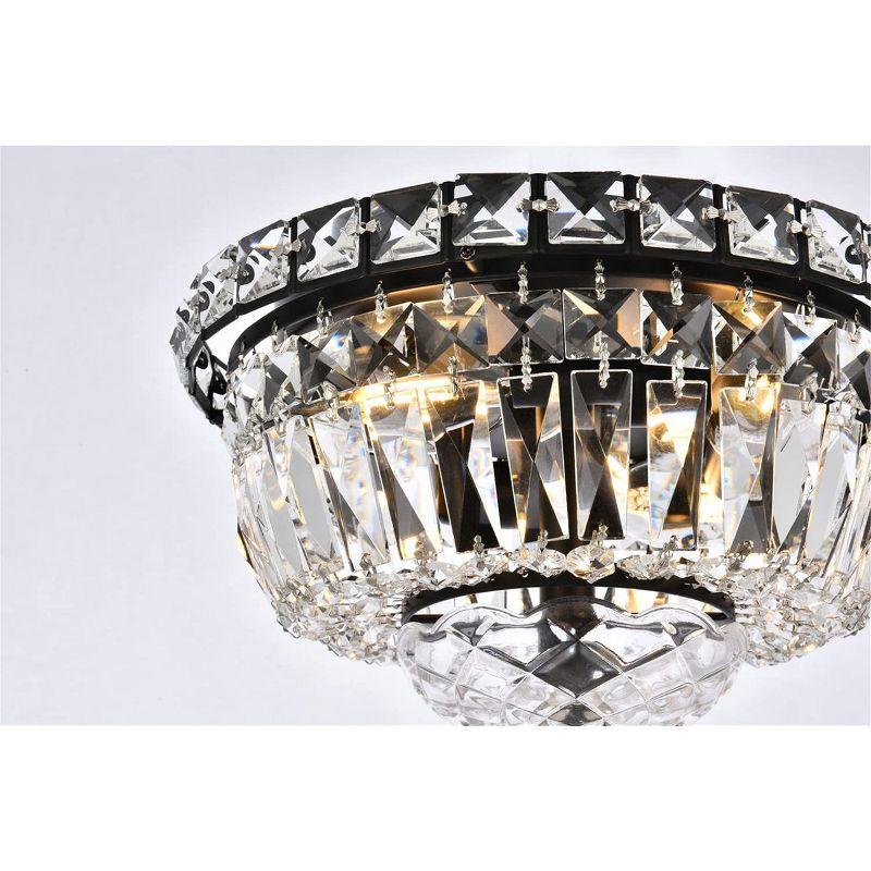 Elegant Lighting Tranquil 10 inch black flush mount