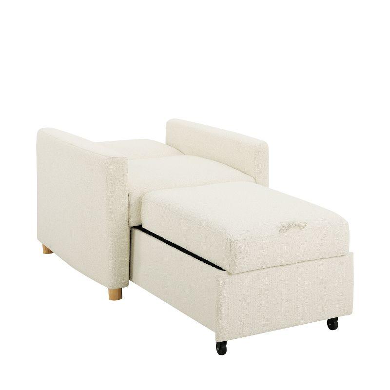 Serta Cooper 36" Convertible Sleeper Accent Chair with Cushion