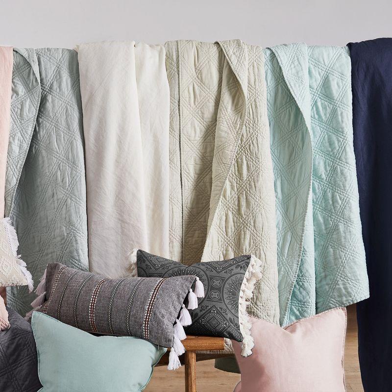 Levtex home Washed Linen Spa Quilt