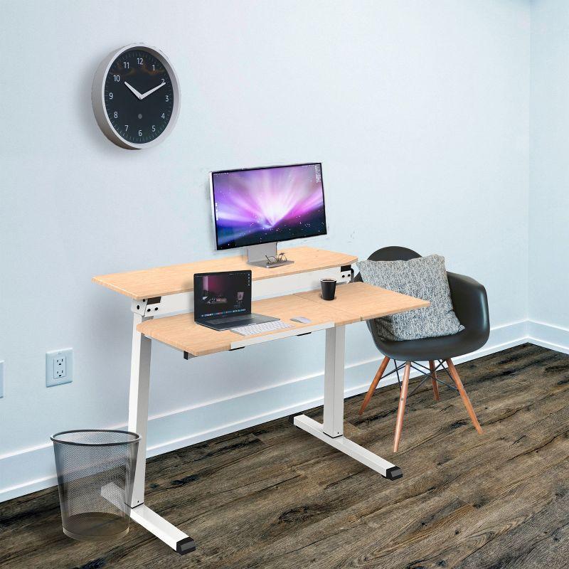 Leidah Adjustable Metal Base Standing Desk