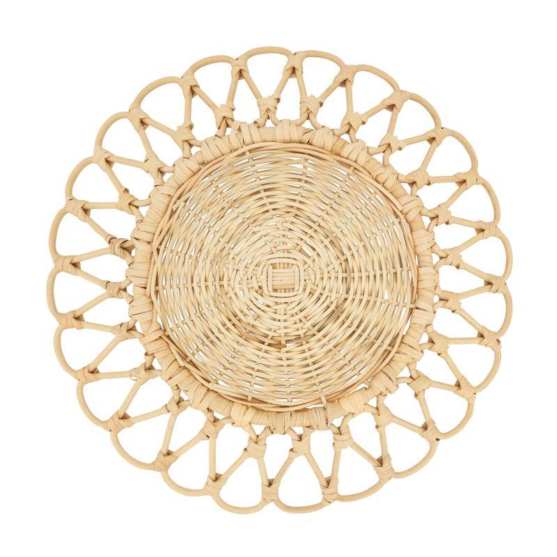 Saro Lifestyle Rattan Table Mats (Set of 4)