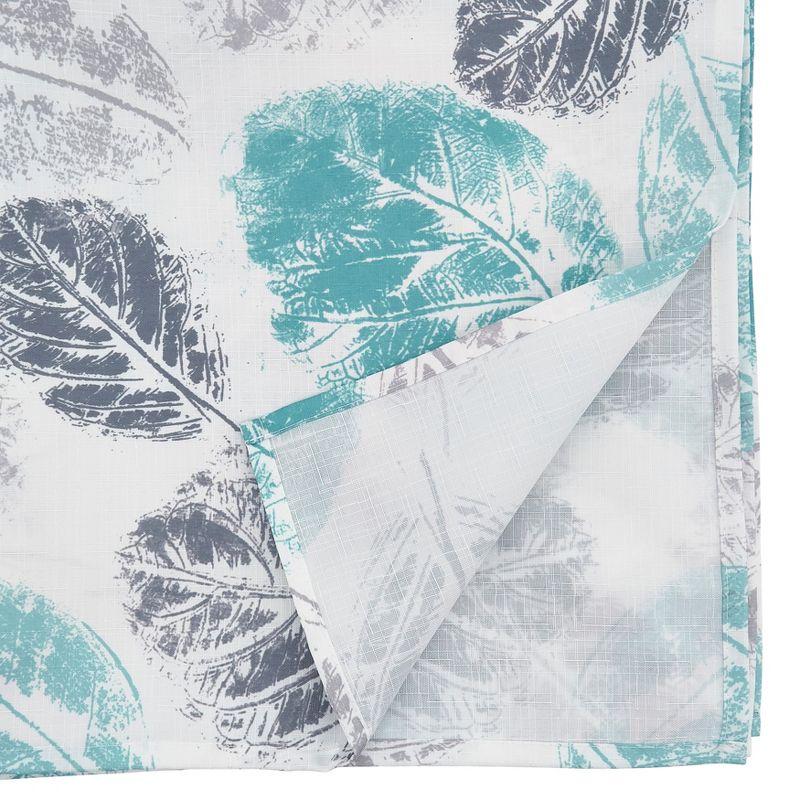 Saro Lifestyle Leaf Print Tablecloth, Mint, 50" x 70"