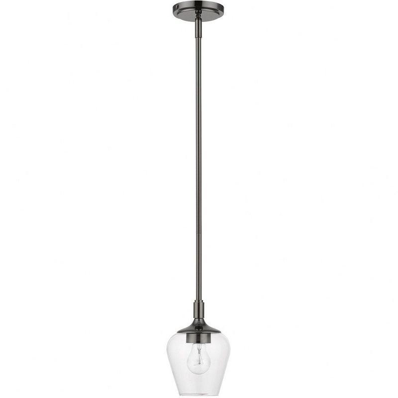 Livex Lighting Willow 1 - Light Pendant in  Black Chrome