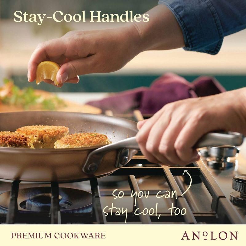 Anolon Ascend Hard Anodized Nonstick Frying Pan / Skillet, Induction Compatible