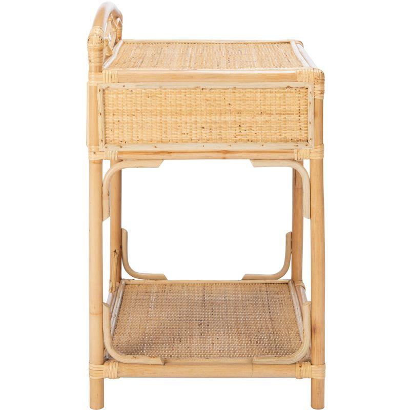 Bea 1 Drawer 1 Shelf Nightstand - NST4000 - Natural - Safavieh