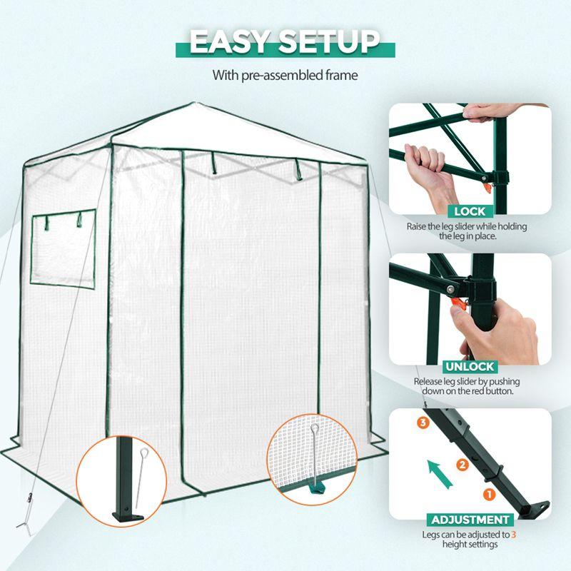 EAGLE PEAK Pop Up Greenhouses 6 ft x 4 ft Greenhouse