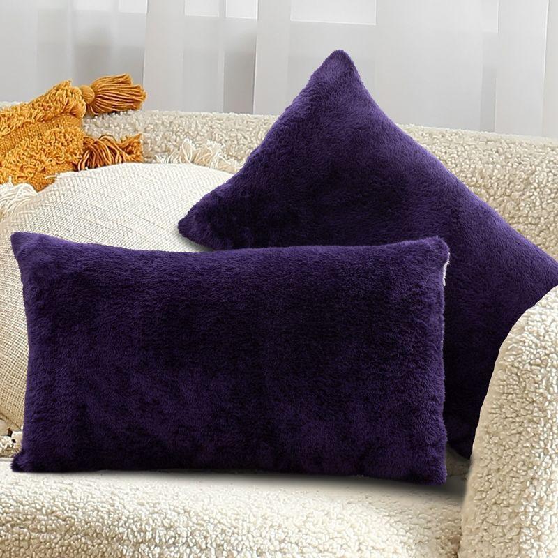 Cheer Collection Reversible Throw Pillow (Set of 2)