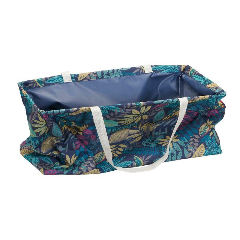 Canvas Utility Tote with Handles, Rectangular Krush Tote, Water-Resistant Vinyl Lining, Large Capacity, Durable and Versatile