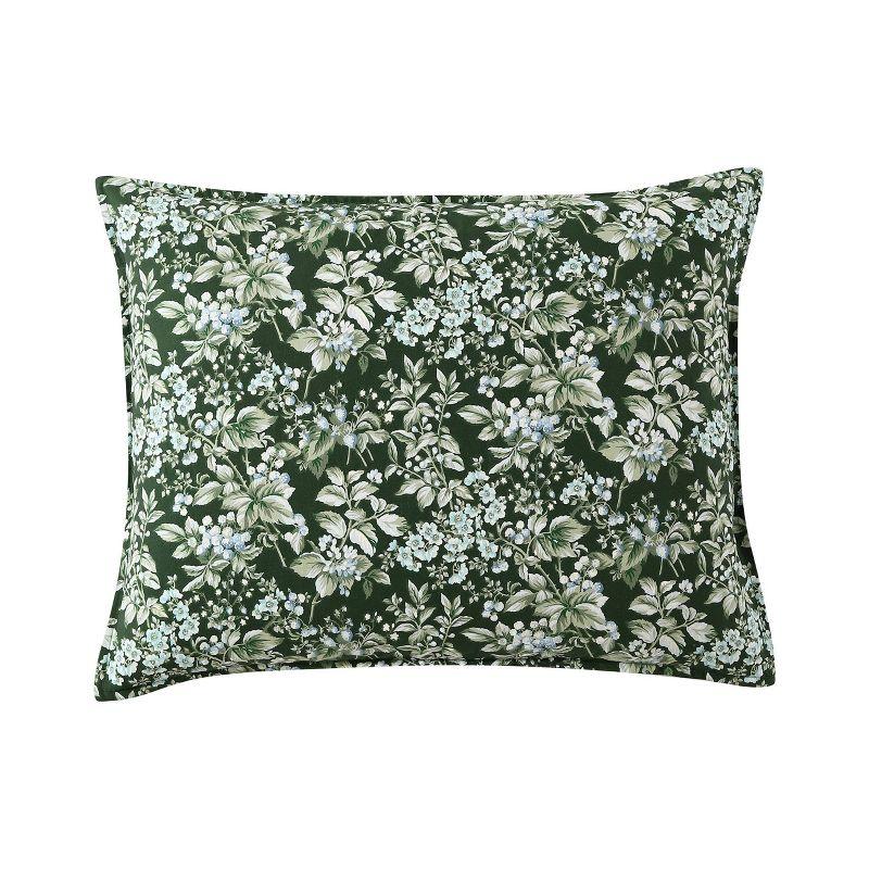 Laura Ashley Laura Ashley Bramble Floral Cotton Reversible Comforter Bonus Set