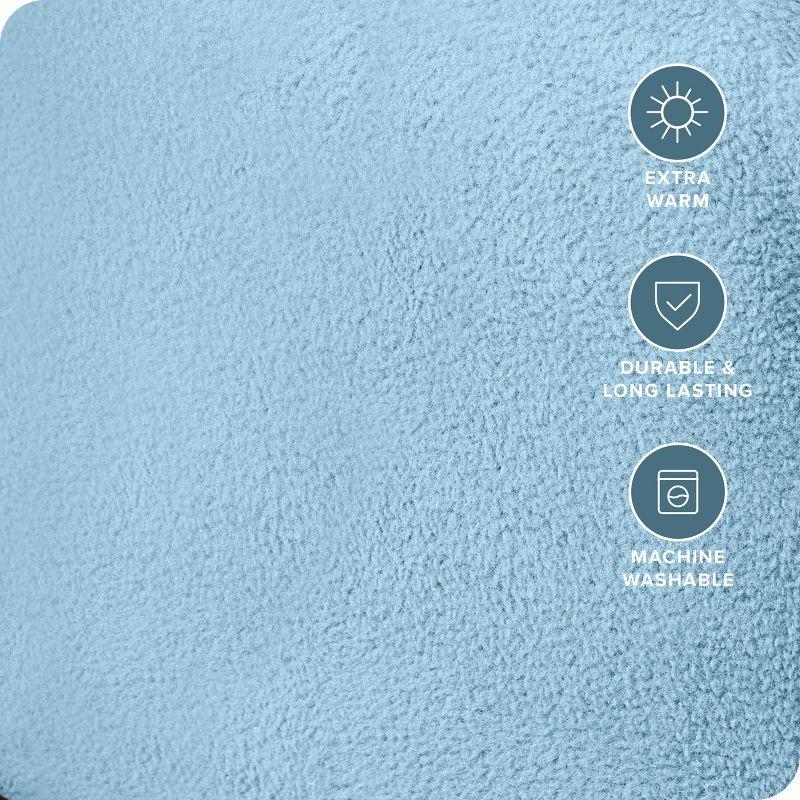 Bare Home Micro Fleece Super Soft Fitted Sheet