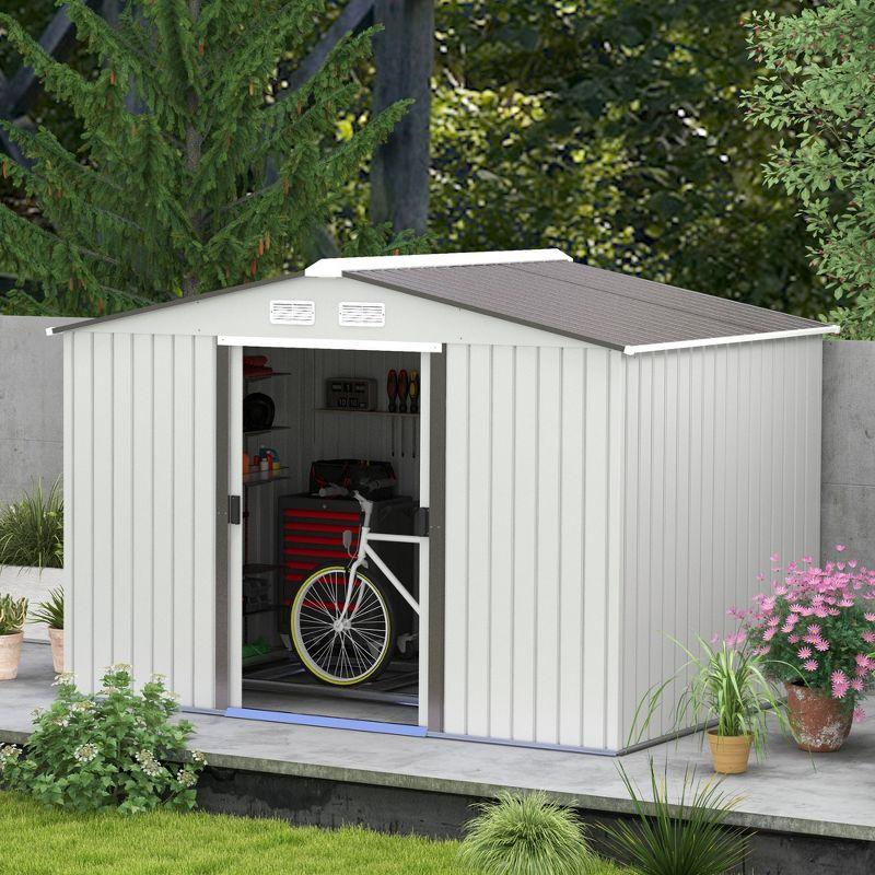 Outsunny Metal Storage Shed