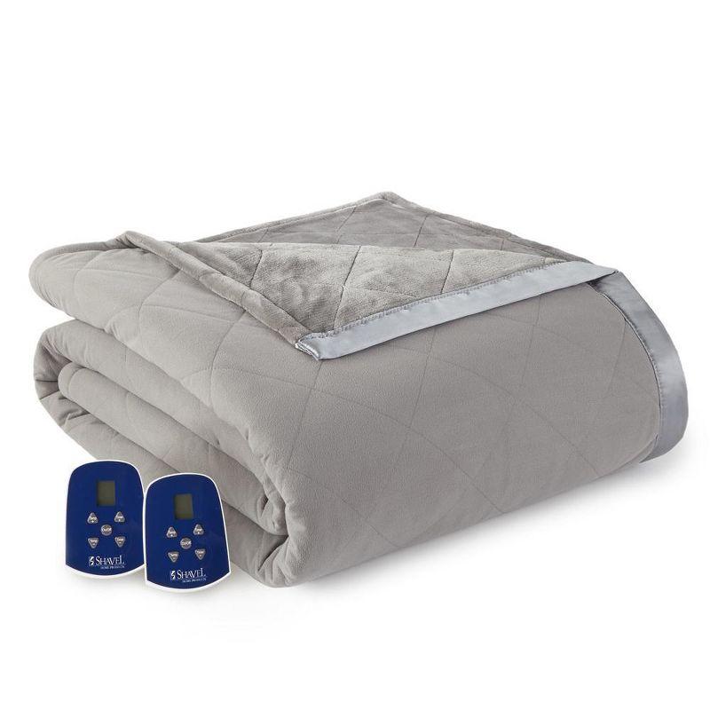 Micro Flannel® Micro Flannel® Reverse to Ultra Velvet® Electric Blanket