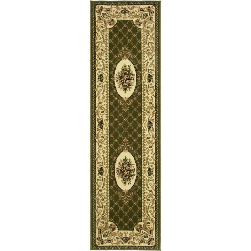 Lyndhurst LNH223 Power Loomed Runner Rug - Sage/Ivory - 2'3"x8' - Safavieh.