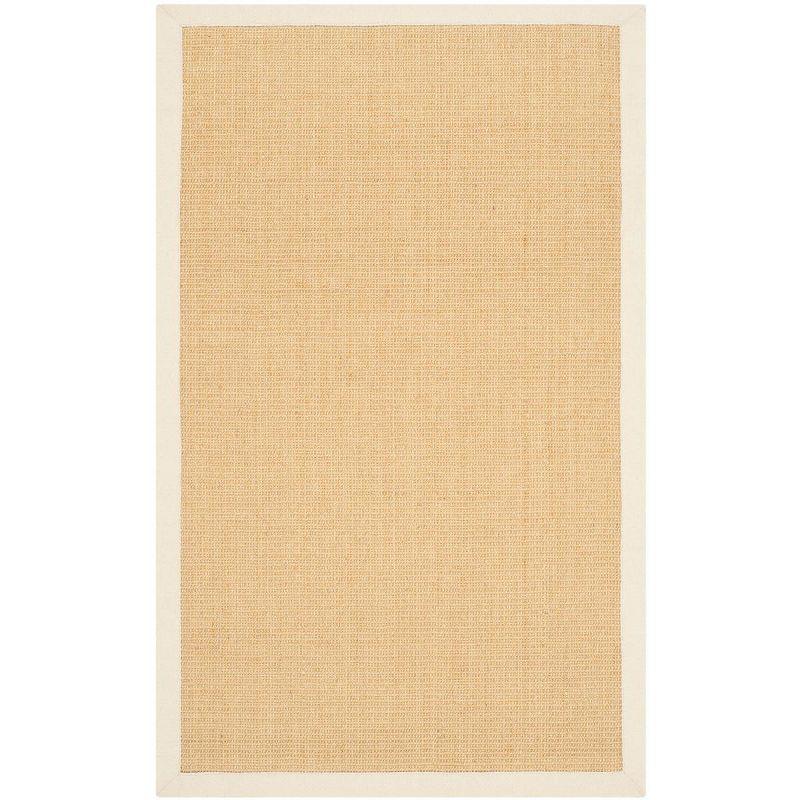 Natural Fiber NF441 Power Loomed Indoor Accent Rug - Maize/Wheat - 2'6"x4' - Safavieh.