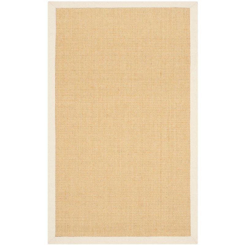 Natural Fiber NF441 Power Loomed Indoor Accent Rug - Maize/Wheat - 2'6"x4' - Safavieh.