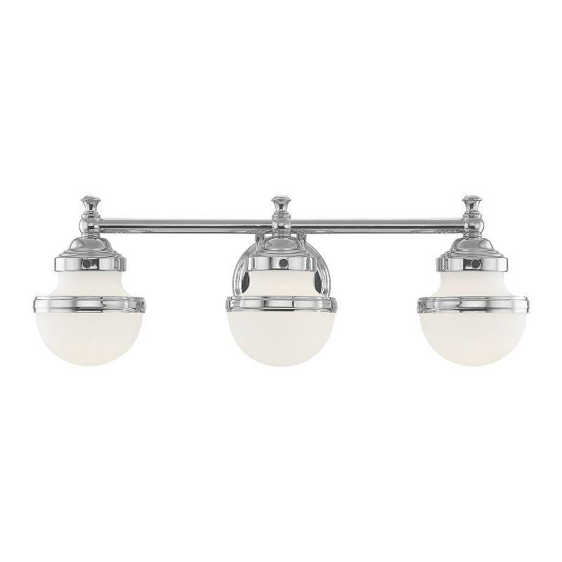 Livex Lighting Oldwick 3 - Light Vanity in  Polished Chrome