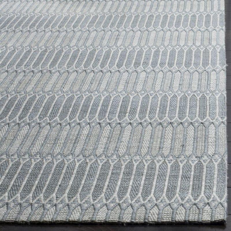 Marbella MRB124 Hand Loomed Indoor Area Rug - Silver - 5'x8' - Safavieh
