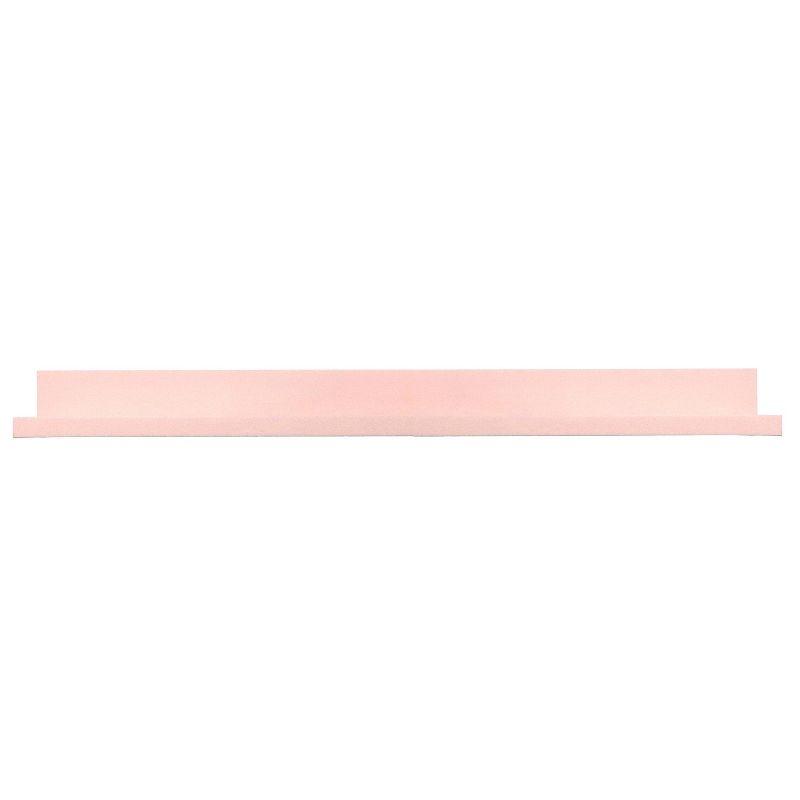 Charming Pink Floating Picture Ledge Shelf for Playful Display