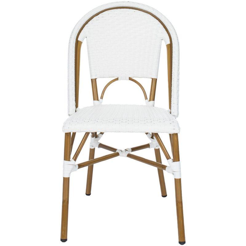 Salcha Side Chair (Set Of 2) - Indoor/Outdoor - FOX5210 - White - Safavieh