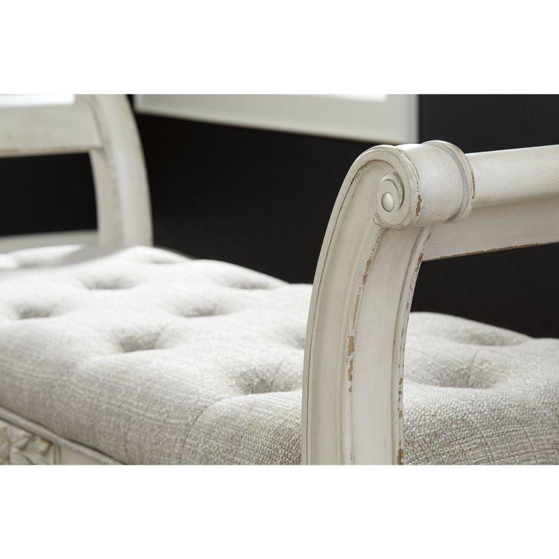 Kelly Clarkson Home Hayley Polyester Upholstered Bench