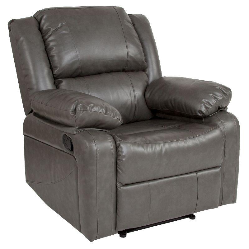 Flash Furniture Harmony Series Gray LeatherSoft Recliner