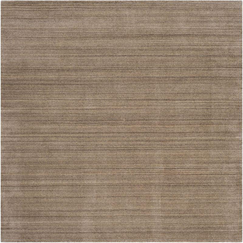 Himalaya HIM820 Handmade Area Rug - 6'x6' - Taupe - Safavieh