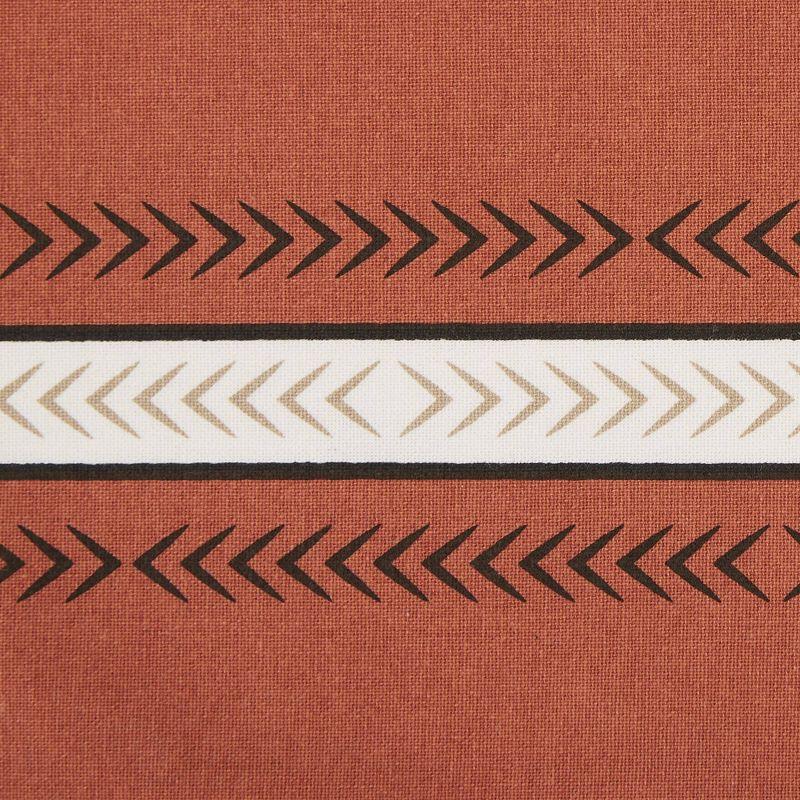 Geometric Cotton Reversible Pillow Cover