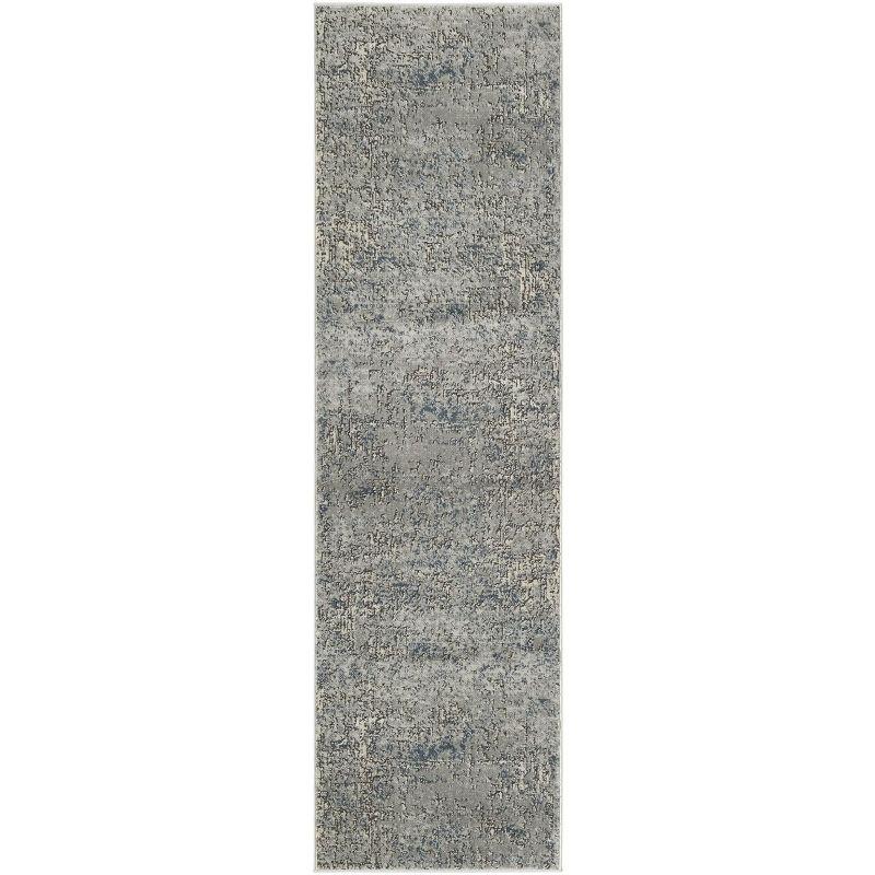 Nourison Concerto 2'2" x 10' Ivory Grey Taupe Vintage Indoor Rug