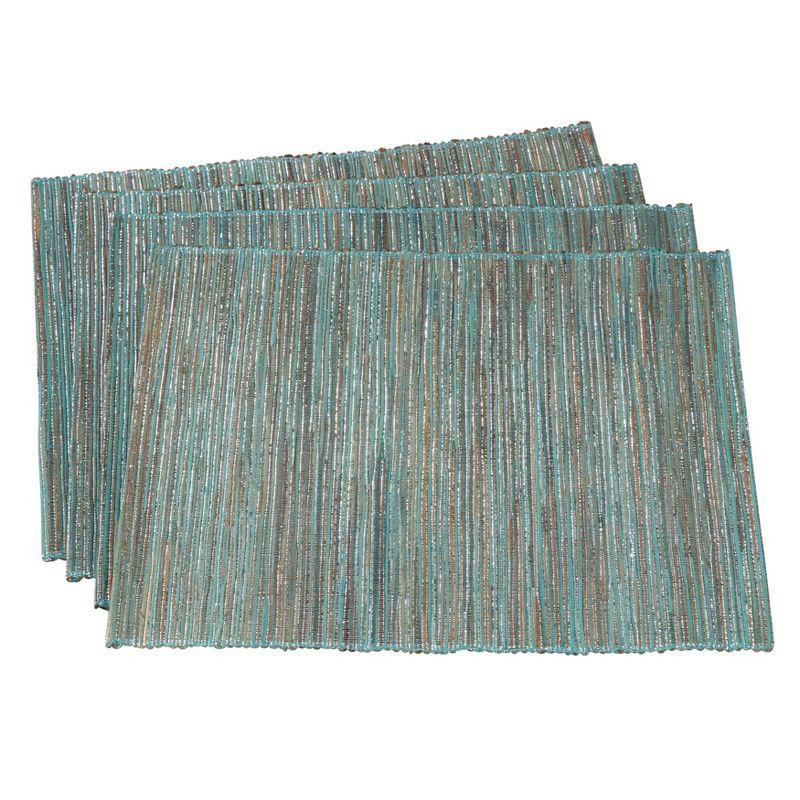 Saro Lifestyle Shimmering Woven Nubby Placemat