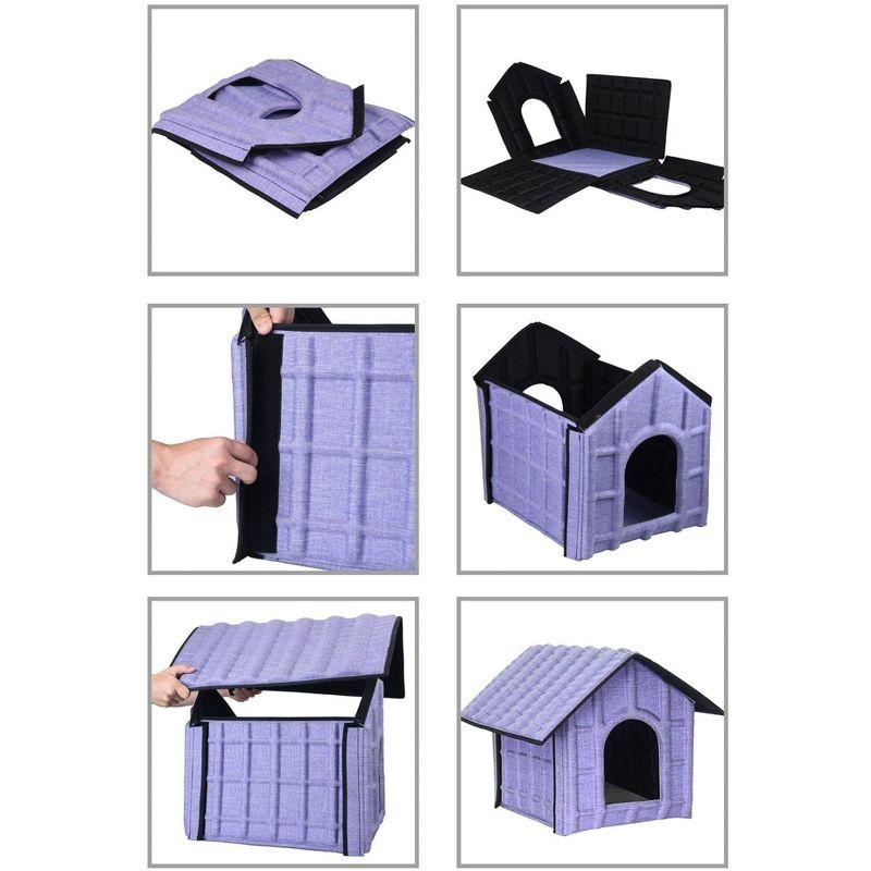 Pet Life Pet Life 'Collapsi-Pad' Folding Lightweight Travel Pet House with inner Mat