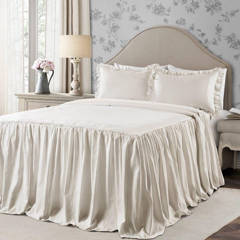 Lush Decor Reyna Microfiber Reversible 3 Piece Bedspread Set
