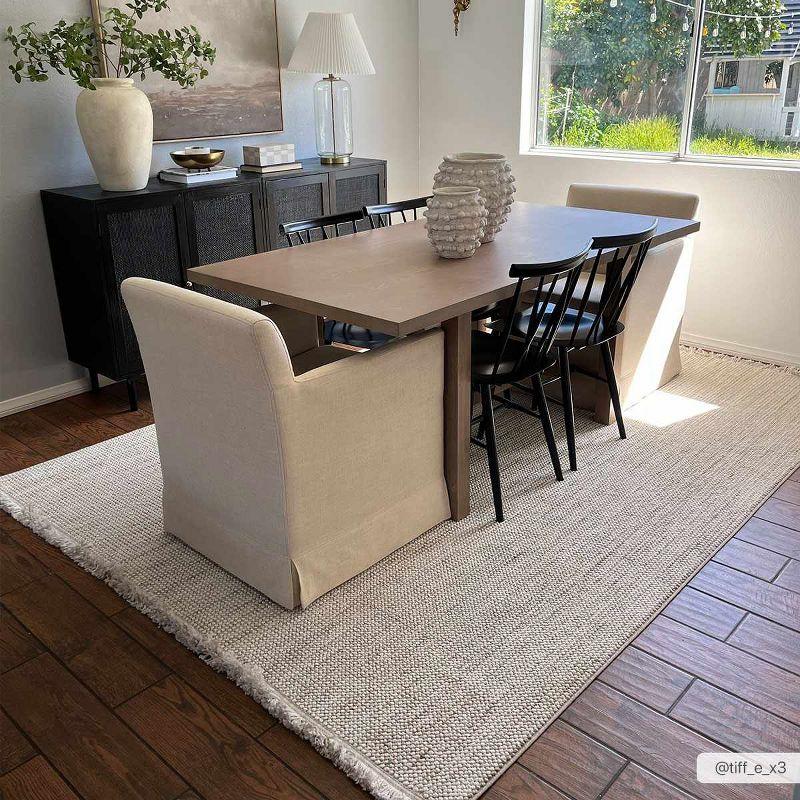 Hauteloom Rectangle Area Rug  Beige