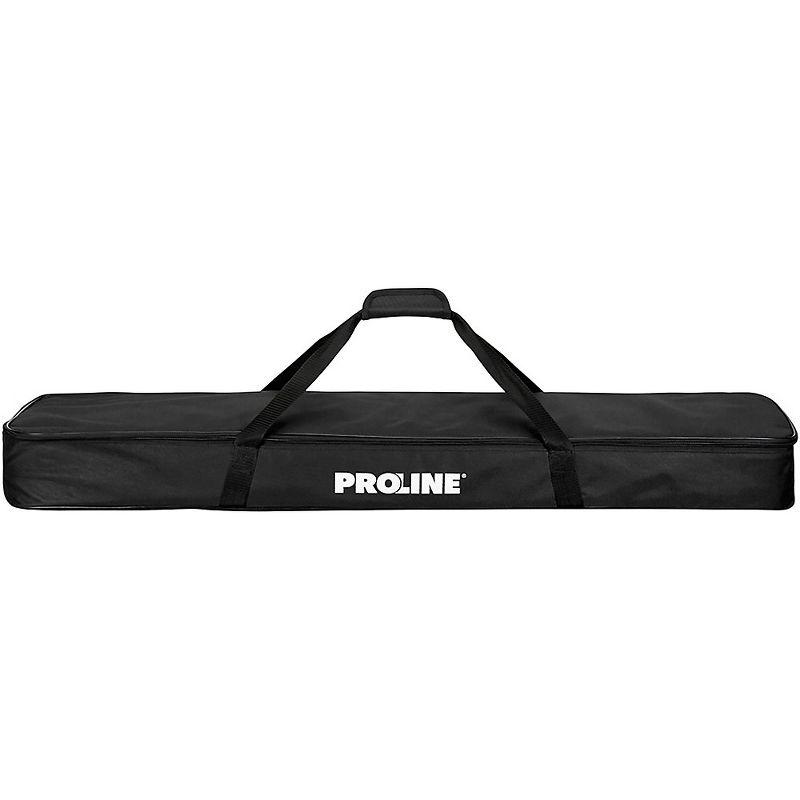 Proline Lightweight Adjustable Speaker Stand with Carrying Bag Black