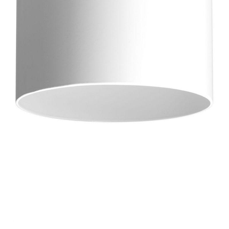 Progress Lighting, Cylinder Collection, 2-Light Wall Light, White Finish, Polycarbonate Material