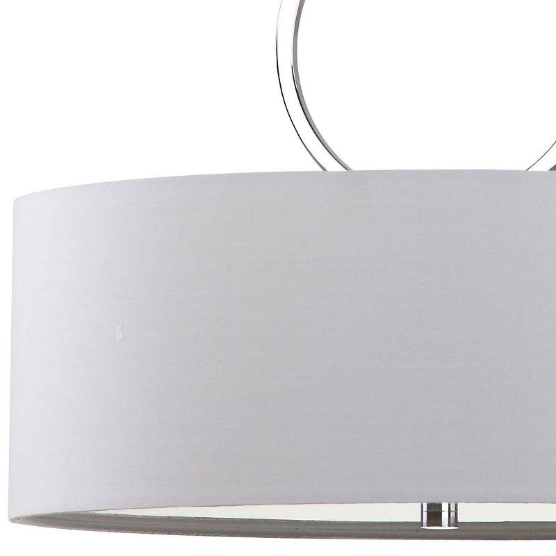 Debonair Drum Pendant Light - Chrome - Safavieh.