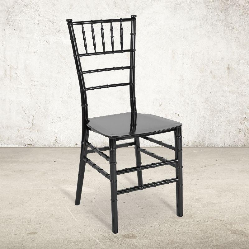 Elegant Black Resin Chiavari Event Chair