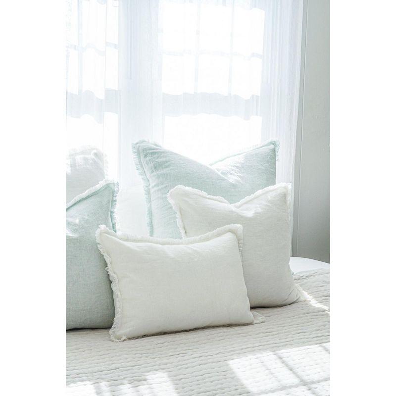 Luxe Fringed Throw Pillow