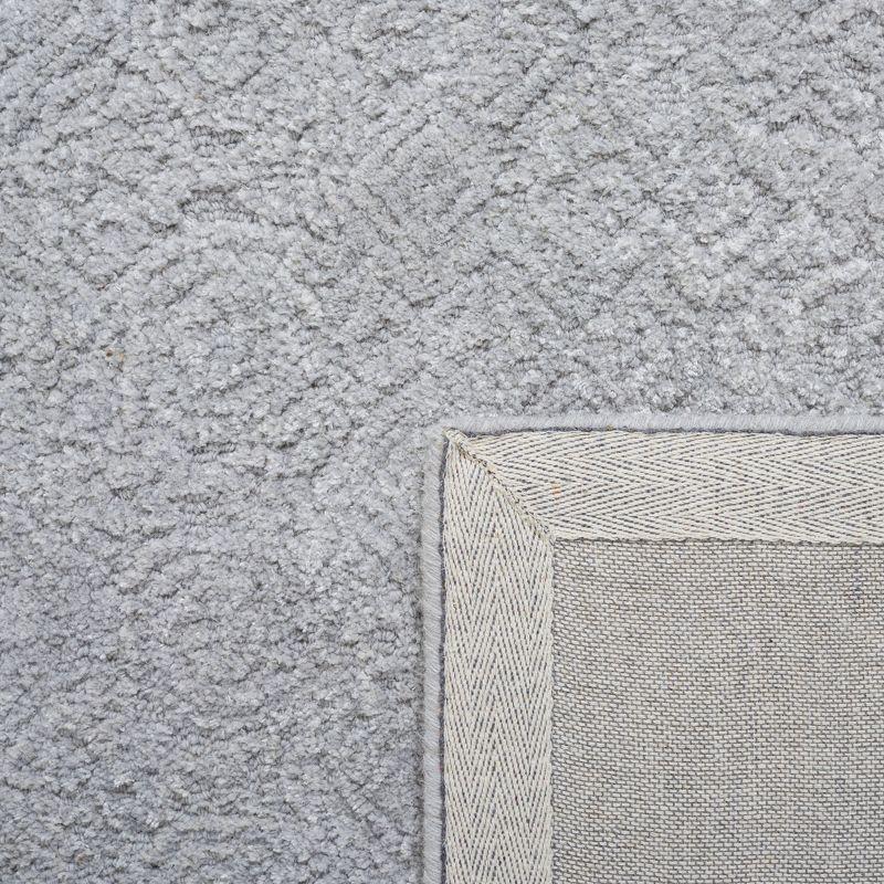 Martha Stewart MSR3275 Hand Tufted Area Rug - Grey - 6'x6' - Safavieh.