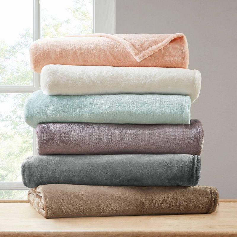 Madison Park Microlight Plush Bed Blanket