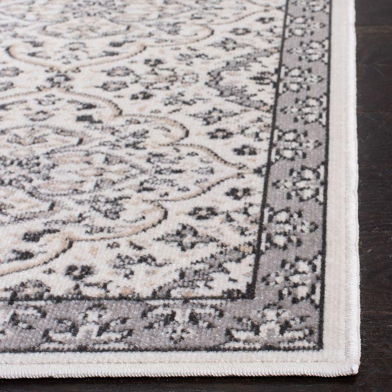 Montage MTG283 Power Loomed Indoor/Outdoor Area Rug - Ivory/Grey - 4'x6' - Safavieh.
