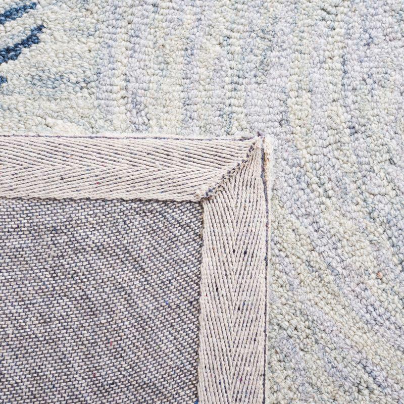 Micro-Loop MLP382 Hand Tufted Area Rug - Grey/Ivory - 5'x5' - Safavieh.
